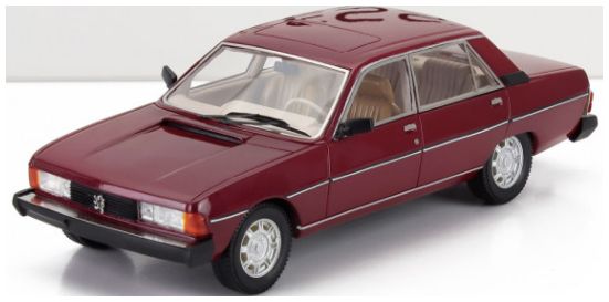 Peugeot 604 SRD Turbo 1983 Red 1:43 Scale Kess Resin Model