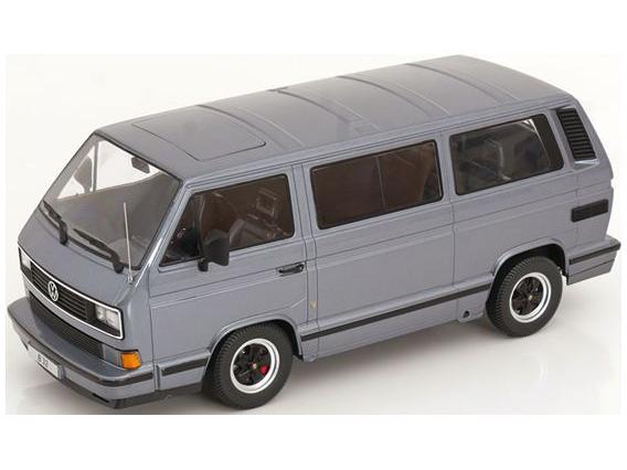 Porsche B32 1984 (Based on VW T3) Grey Metallic 1:18 Scale Diecast Bus – KK Scale
