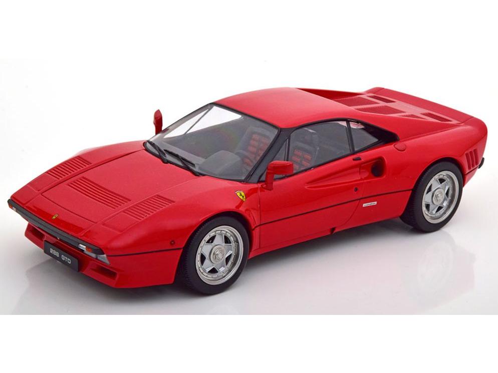 Ferrari 288 GTO 1984 Red Red/Black Seats + Black Badge at Rear (Limited 1500 pcs) 1:18 Scale Diecast Car – KK Scale