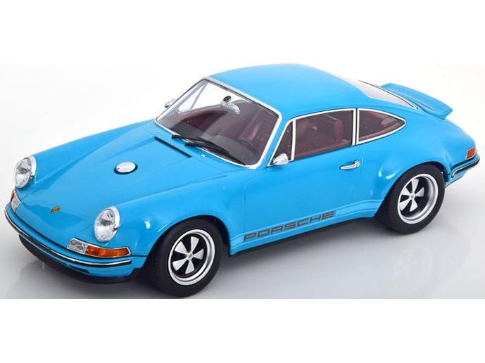 Singer 911 Coupe Turquoise Blue 1:18 Scale Diecast Car – KK Scale