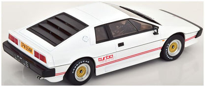 Lotus Esprit Turbo 1981 Movie Version White/Red 1:18 Scale Diecast Model Car – KK Scale