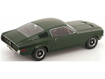 Ford Mustang GT Fastback 1968 Flat Green Bullitt Movie Edition 1:18 Scale Diecast Car – KK Scale