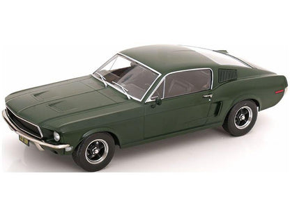 Ford Mustang GT Fastback 1968 Flat Green Bullitt Movie Edition 1:18 Scale Diecast Car – KK Scale