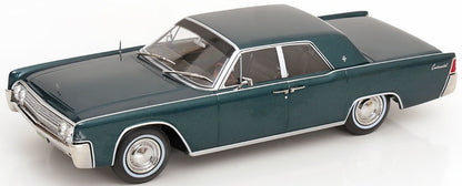 Lincoln Continental Sedan 1963 Matrix Reloaded Dark Green Metallic 1:18 Scale Diecast Car – KK Scale