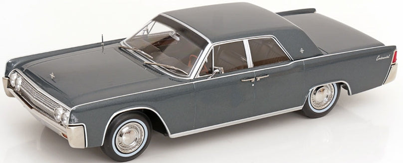 Lincoln Continental Sedan 1963 Marnie Grey Metallic 1:18 Scale Diecast Car – KK Scale