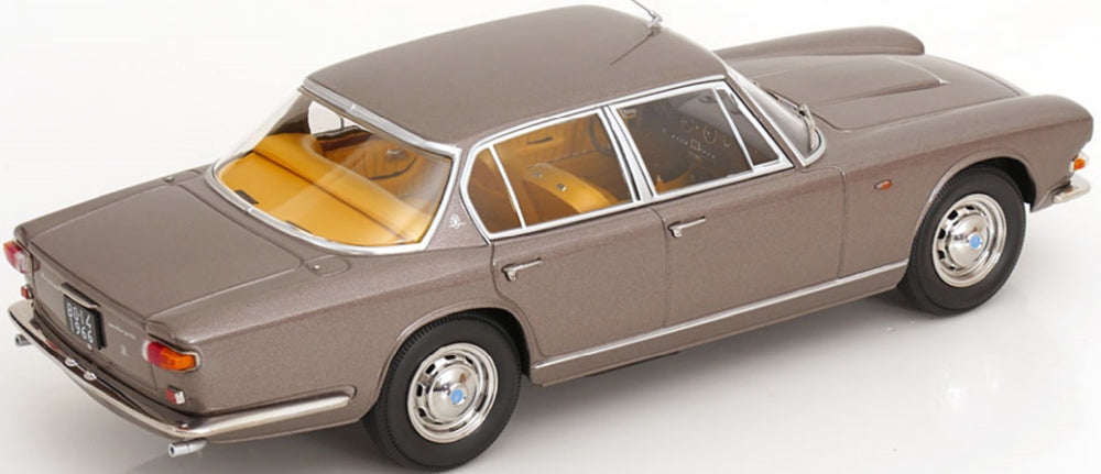 Maserati Quattroporte I 1965 Grey Metallic 1:18 Scale Diecast Model Car – KK Scale