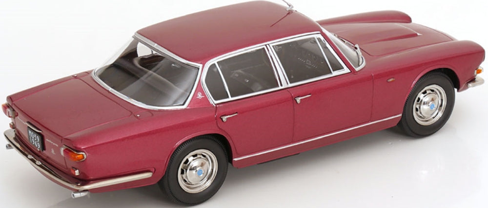 Maserati Quattroporte I 1965 Red Metallic 1:18 Scale Diecast Model Car – KK Scale