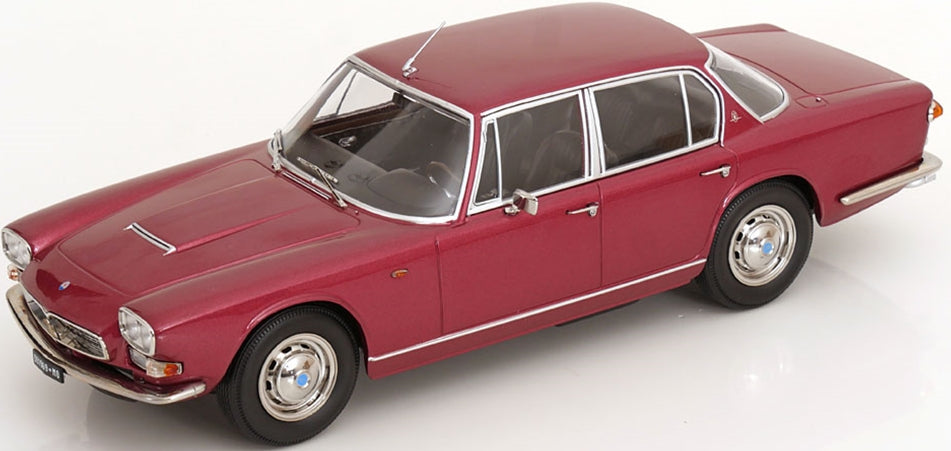 Maserati Quattroporte I 1965 Red Metallic 1:18 Scale Diecast Model Car – KK Scale