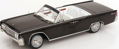 Lincoln Continental Convertible 1963 Black 'Bad Boys' 1:18 Scale Diecast Car – KK Scale