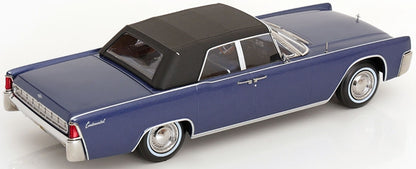 Lincoln Continental Convertible 1963 Blue Metallic Lincoln Lawyer TV-Series 1:18 Scale Diecast Car – KK Scale