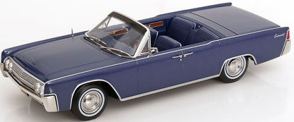 Lincoln Continental Convertible 1963 Blue Metallic Lincoln Lawyer TV-Series 1:18 Scale Diecast Car – KK Scale