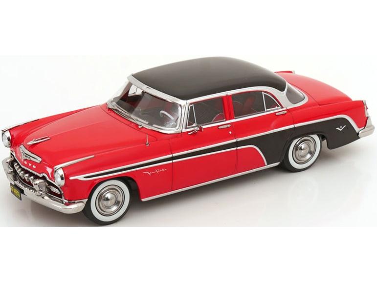 DeSoto Fireflite Sedan 1955 Red/Black 1:18 Scale Diecast Car – KK Scale