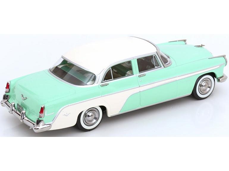 DeSoto Fireflite Sedan 1955 Light Green Cream 1:18 Scale Diecast Car – KK Scale