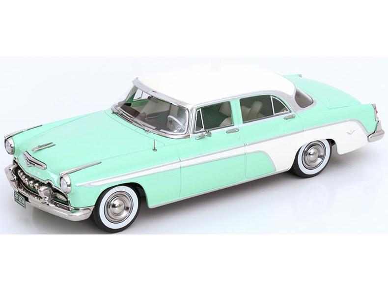 DeSoto Fireflite Sedan 1955 Light Green Cream 1:18 Scale Diecast Car – KK Scale
