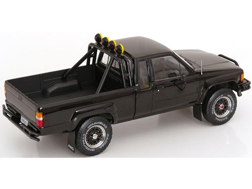 Toyota Truck Xtra Cab 4x4 Hilux 1985 Black Back to the Future III 'Look Alike' 1:18 Scale Diecast Pickup – KK Scale