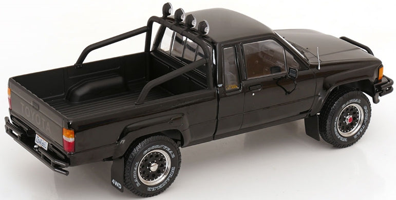 Toyota Truck Xtra Cab 4x4 (Hilux) Back To The Future Part II Black 1:18 Scale Diecast Car – KK Scale