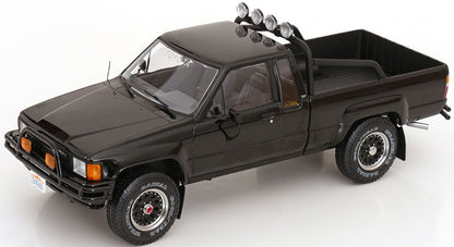 Toyota Truck Xtra Cab 4x4 (Hilux) Back To The Future Part II Black 1:18 Scale Diecast Car – KK Scale