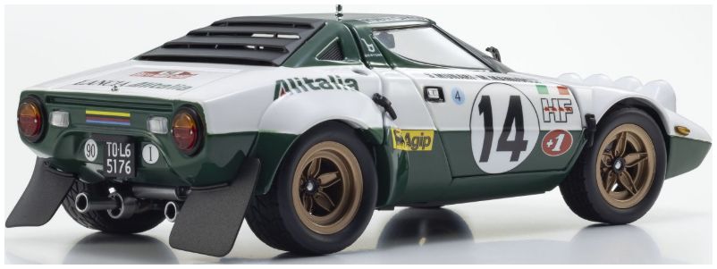 Lancia Stratos HF #14 Winner Monte Carlo Rally 1975 Sandro Munari 1:18 Scale Diecast Car – Kyosho