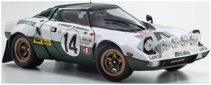 Lancia Stratos HF #14 Winner Monte Carlo Rally 1975 Sandro Munari 1:18 Scale Diecast Car – Kyosho