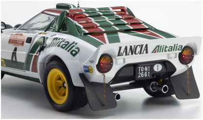 Lancia Stratos HF #4 Winner San Remo Rally 1976 Björn Waldegård 1:18 Scale Diecast Car – Kyosho