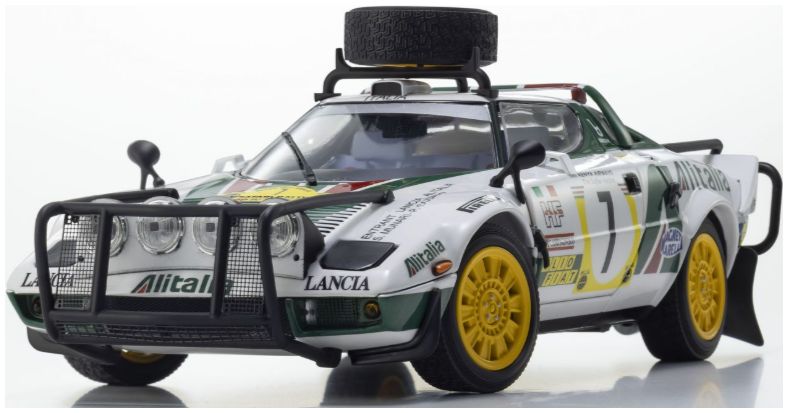 Lancia Stratos HF #7 3rd Safari Rally 1977 Sandro Munari 1:18 Scale Diecast Car – Kyosho