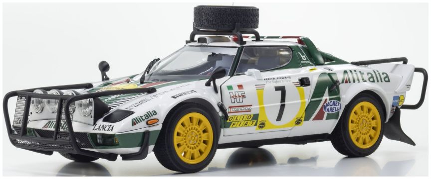Lancia Stratos HF #7 3rd Safari Rally 1977 Sandro Munari 1:18 Scale Diecast Car – Kyosho