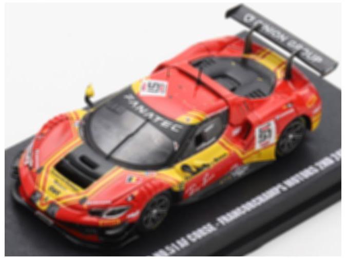 Ferrari 296 GT3 #51 AF Corse Francorchamps 2nd 24H Spa 2024 Rovera/Rigon/Pier Guidi 1:64 Scale Diecast Model Car – Looksmart