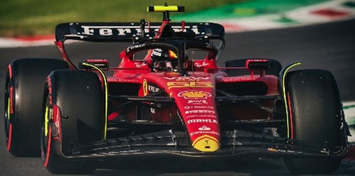 Ferrari SF-23 F1 Monza GP 2023 3rd #55 Carlos Sainz 1:43 Scale Resin Car – Looksmart