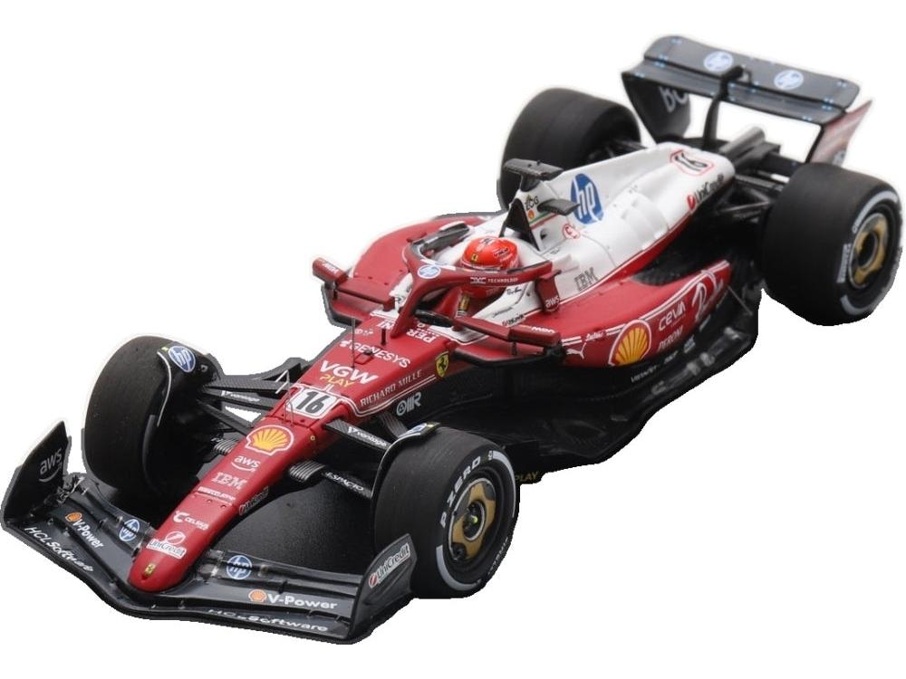 Ferrari SF-25 F1 Italian GP 2025 #16 Charles Leclerc 1:43 Scale Resin Car – Looksmart