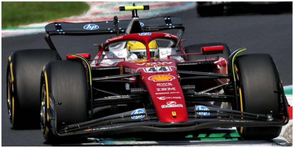 Ferrari SF-25 F1 Italian GP 2025 #44 Lewis Hamilton 1:43 Scale Resin Car – Looksmart