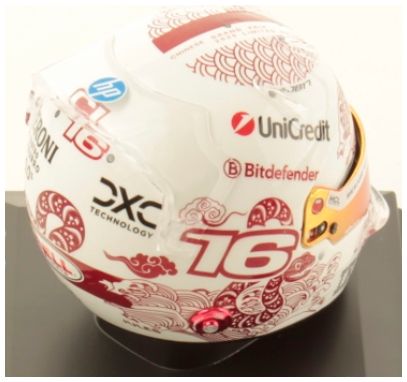 Charles Leclerc F1 Chinese GP 2025 Helmet 1:5 Scale Resin Replica – Looksmart