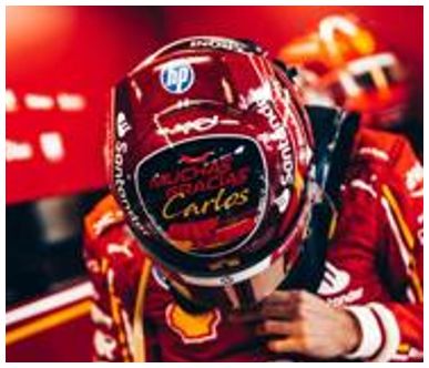 Charles Leclerc F1 Abu Dhabi GP 2024 Helmet 1:5 Scale Resin Replica – Looksmart
