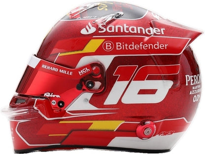 Charles Leclerc F1 Abu Dhabi GP 2024 Helmet 1:5 Scale Resin Replica – Looksmart