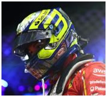 Charles Leclerc F1 Saudi Arabian GP 2024 Helmet 1:5 Scale Resin Replica – Looksmart