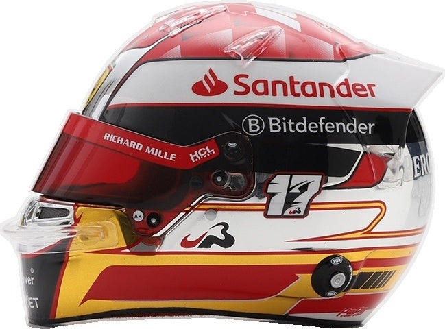 Charles Leclerc F1 Japanese GP 2024 Tribute to Jules Bianchi Helmet 1:5 Scale Resin Replica – Looksmart