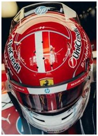 Charles Leclerc F1 2026 Helmet 1:5 Scale Resin Replica – Looksmart