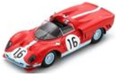 Ferrari 365 P2 Le Mans 24H 1966 #16 R. Attwood/D. Piper 1:43 Scale Resin Car – Looksmart