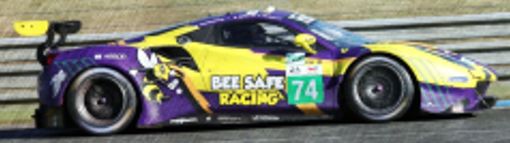 Ferrari 488 GTE EVO Riley Motorsports 24H Le Mans 2022 #74 Fraga/Bird/Gisbergen 1:43 Scale Resin Car – Looksmart