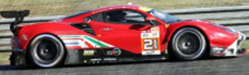 Ferrari 488 GTE EVO AF Corse 24H Le Mans 2022 #21 Mann/Ulrich/Vilander 1:43 Scale Resin Car – Looksmart