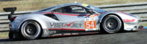 Ferrari 488 GTE EVO AF Corse 24H Le Mans 2022 #54 Flohr/Castellacci/Cassidy 1:43 Scale Resin Car – Looksmart