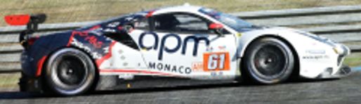 Ferrari 488 GTE EVO AF Corse 24H Le Mans 2022 #61 Prette/Grunewald/Abril 1:43 Scale Resin Car – Looksmart