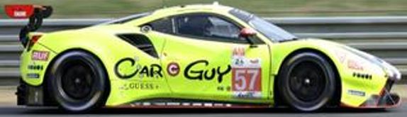 Ferrari 488 GTE EVO Kessel Racing 24H Le Mans 2023 #57 Kimura/Huffaker/Serra 1:43 Scale Resin Car – Looksmart
