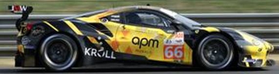 Ferrari 488 GTE EVO JMW Motorsport 24H Le Mans 2023 #66 Neubauer/Prette/Petrobelli 1:43 Scale Resin Car – Looksmart