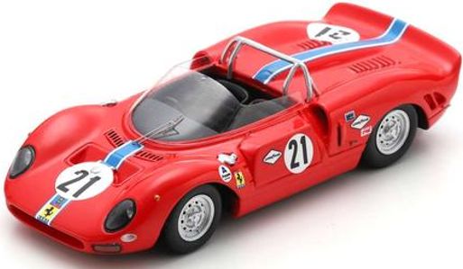 Ferrari 365 P2 24H Daytona 1966 4th #21 P. Rodriguez/M. Andretti 1:43 Scale Resin Car – Looksmart