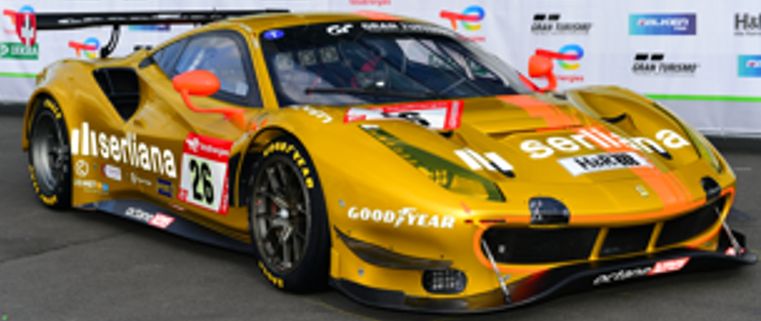 Ferrari 488 GT3 EVO octane126 Pole 24H Nurburgring 2022 #26 Grossmann/Trummer/Hirschi 1:43 Scale Resin Car – Looksmart