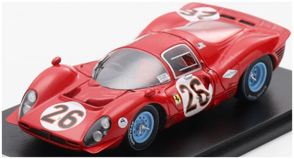 Ferrari 412P Daytona 24H 1967 3rd #26Pedro Rodriguez / Jean Guichet 1:43 Scale Resin Car – Looksmart