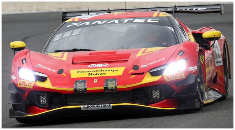 Ferrari 296 GT3 AF Corse-Francorchamps Motors 24H Spa 2023 #71 Fuoco/Rigon/Serra 1:43 Scale Resin Car – Looksmart