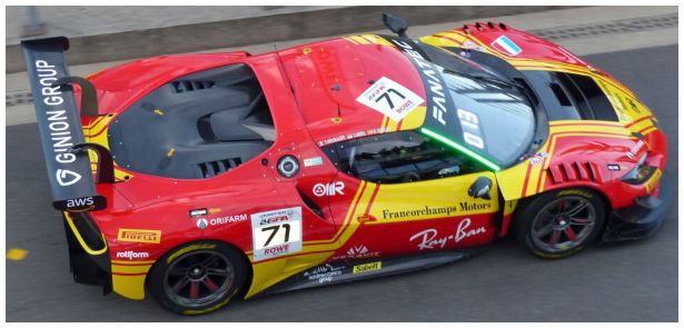 Ferrari 296 GT3 AF Corse Francorchamps Motors 24H Spa 2024 #71 Vidales/Abril/Neubauer 1:43 Scale Resin Car – Looksmart