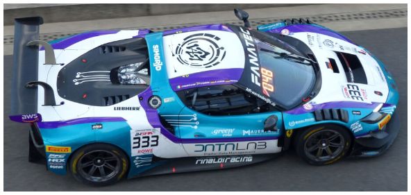 Ferrari 296 GT3 Rinaldi Racing Francorchamps Motors 24H Spa 2024 #333 Hook 1:43 Scale Resin Car – Looksmart