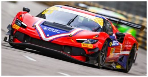 Ferrari 296 GT3 AF Corse SRL Macau GT Cup FIA GT World Cup 2024 #83 Antonio Fuoco 1:43 Scale Resin Car – Looksmart
